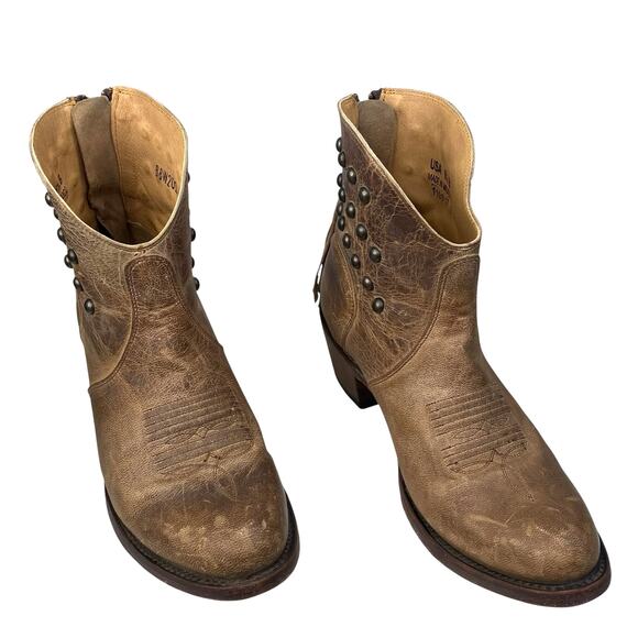 Shyanne Women’s Maisie Brown Studded Boho Western Boot Size US 6.5 - Picture 5 of 10